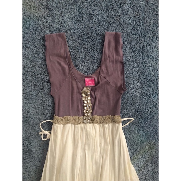 Free People Cap Sleeve Lace Maxi Dress Size XS - Picture 3 of 7